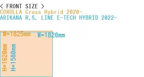 #COROLLA Cross Hybrid 2020- + ARIKANA R.S. LINE E-TECH HYBRID 2022-